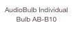 AudioBulb Individual Bulb AB-B10